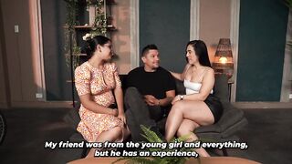 Your friend is also hot for you! - Big-assed MILF fucks her friend's boyfriend right under her nose