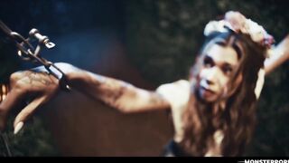 Hardcore Monster Fucking Parody - Futa Minotaur Medieval Fantasy with Ava Amira Swallowing Cum