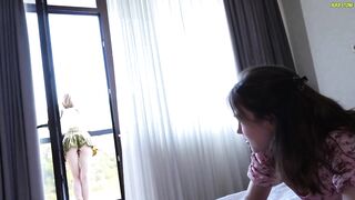 Hey Girlfriend Assist My Boyfriend Cum! two Lesbian Friends Fuck a Dude with a Big Dick!