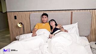 Cuckold Wife Secretly Fucks Her Husband's Friend Next to Him - Max Betancur and Luna Vitaler