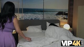 VIP4K. Daddy, are you sure that my Big Tits will help you?