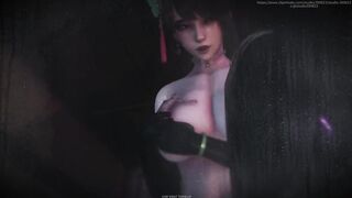 B028 the Slave Is Shrunk and Then Played with by the Asian Female-slavemaster' Tits. Face Sitting, Farting, Tongue Licking, Foot Licking