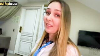 Private clinic patient fucked married nurse in snatch and ass. ...tly, you mixed up the gap, and secondly, I've a husband!