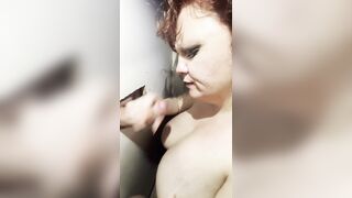 Gloryhole Blow job joy at Bna