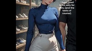 straight homophic man being turned into straight female