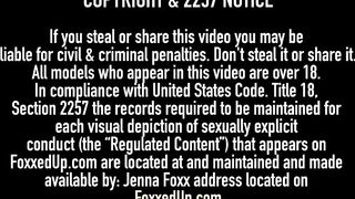 Couch Lesbians Jenna Foxx & Lily Cade In Interracial Fuck!
