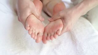 Petite Asian Massage Session Ends with Intense Hard Thrusting