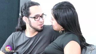My friend left his gf lewd and alone with me so this chick screwed my brains out!