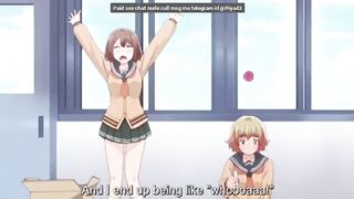 Room Sharing Busty hentai movie scene