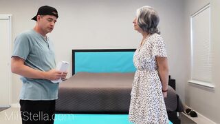StepGran Pranks StepGrandSon - THE INAPPROPRIATE GIFT E20 - MILF STELLA FULL VIDEO 4K
