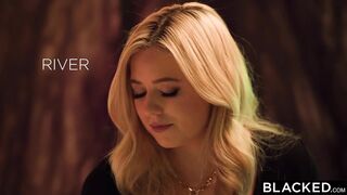 BLACKED Charming Blonde Bartender River Lynn Has Her BBC Dreams Come True