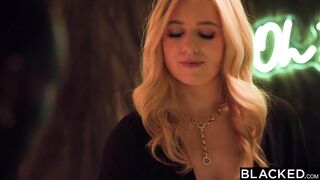 BLACKED Charming Blonde Bartender River Lynn Has Her BBC Dreams Come True