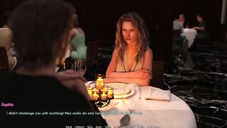 Awam Sophia Real Fuck - Sophia’s Horny Side Comes Out on Dinner Date with Luke Bennett