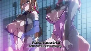 Comics stepsisters urinate and screw in the chaps's washroom