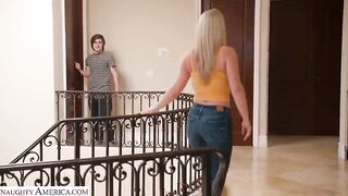 Sexy MILF Bunny Madison Screws Stepson's Friend