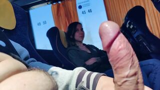 Stranger teen suck penis in bus