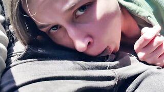 Stranger teen suck penis in bus