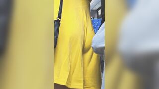 Hotty Caught In Public Bus While She Stroking Stranger's Weenie Until Spunk fountain