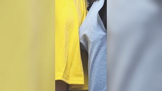 Hotty Caught In Public Bus While She Stroking Stranger's Weenie Until Spunk fountain