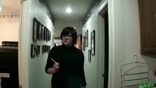 Beefy BBW Smokes and Role Plays for Her Boyfriend