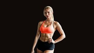 BEASTLY SCREWED PRETTY GYM GAL (AI GENERATED) NOT A REAL PERSON