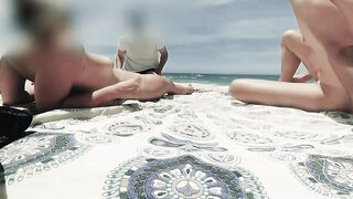  A stranger puts cream on me, shows his wang. Bf throws him out