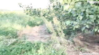 Met and fucked a Bare Stranger in nature