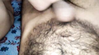 My gf footjob