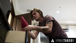 PURE TABOO Angry Lauren Phillips Catches Pervert Virgin Stepson Snooping Where He Shouldn't Be