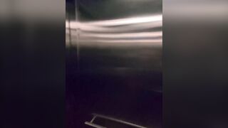 Shy Girl Gets Convinced in Elevator to Gulp a Stranger's Cum
