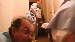 two German Ladies Are Here to Please His Dick in 3-some