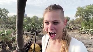 Date Night - Risky Sunrise Sex (this honey swallows) over pyramids in an air balloon - Sammmnextdoor