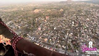 Date Night - Risky Sunrise Sex (this honey swallows) over pyramids in an air balloon - Sammmnextdoor