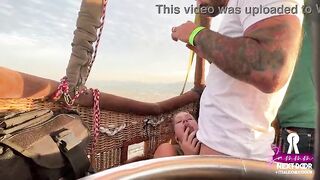 Date Night - Risky Sunrise Sex (this honey swallows) over pyramids in an air balloon - Sammmnextdoor
