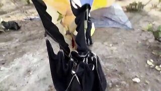 Date Night - Risky Sunrise Sex (this honey swallows) over pyramids in an air balloon - Sammmnextdoor