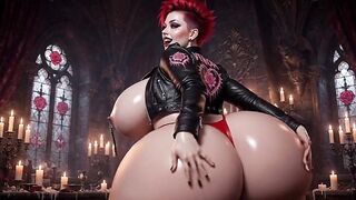 big-assed cyberpunk alt woman