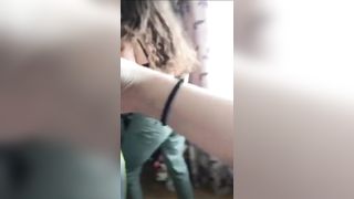 7 girls kissing, showing tits and having fun in a party 2