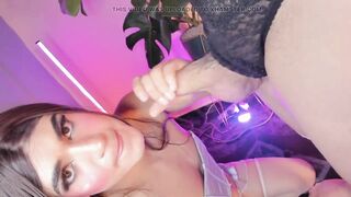 Sissy Bella Gets Her Friend's Mouth Fucked
