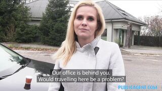 PublicAgent Desperate MILF Screws for a Job