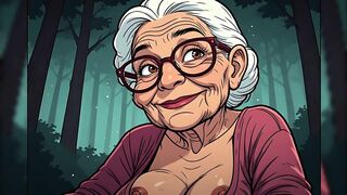 Topless Cartoon Grannies