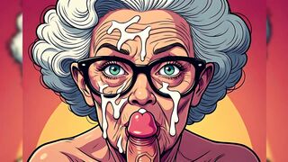 Vintage Cartoon Style Facials