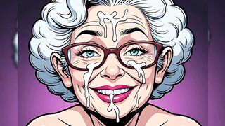 Vintage Cartoon Style Facials