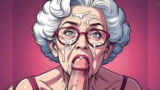 Vintage Cartoon Style Facials
