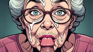 Vintage Cartoon Style Facials