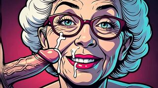 Vintage Cartoon Style Facials