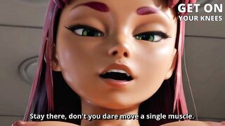 Futanari Starfire - Femdom - Joi - HFO Training & CEI