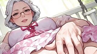 Waifu Aged Teacher POV – Sunflower Dress Bench Close-Up Teasing & Fucking
