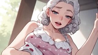 Waifu Aged Teacher POV – Sunflower Dress Bench Close-Up Teasing & Fucking