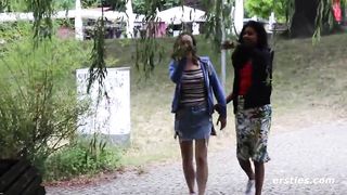 Caroline and Abby Explore Each Other's Perfect Bodies