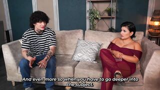 Busty stepmom knows how to teach her stepson to be a better student